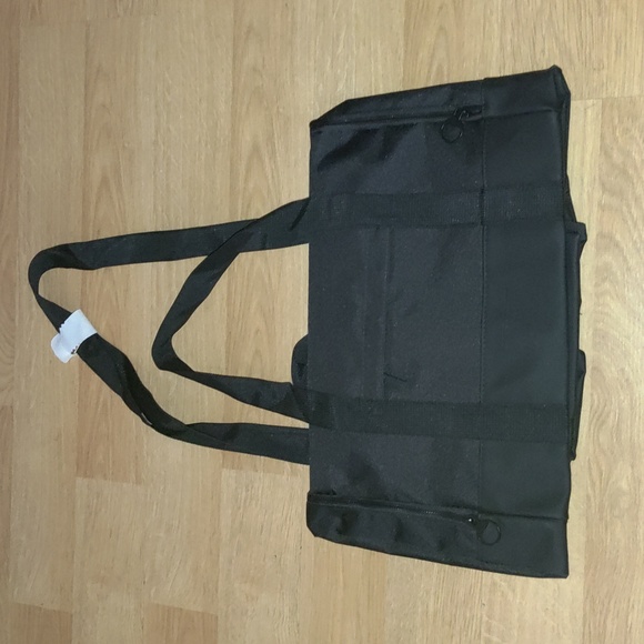 Paco Rabanne XL Duffel Bag Unisex Gym Travel Weekender Black New - Picture 1 of 4